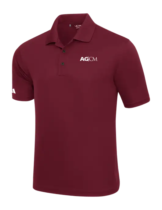 Adidas Maroon Basic Sport Polo w/AG|CM Logo