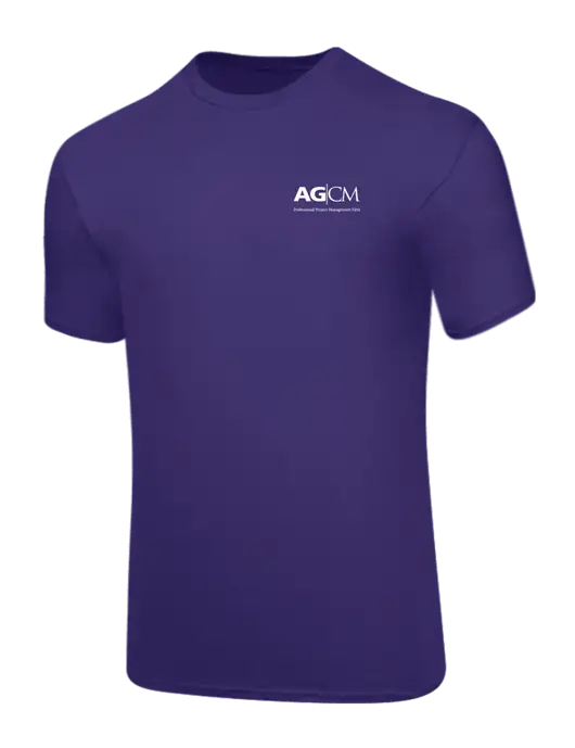 Core Blend Purple T-Shirt w/AG|CM Logo