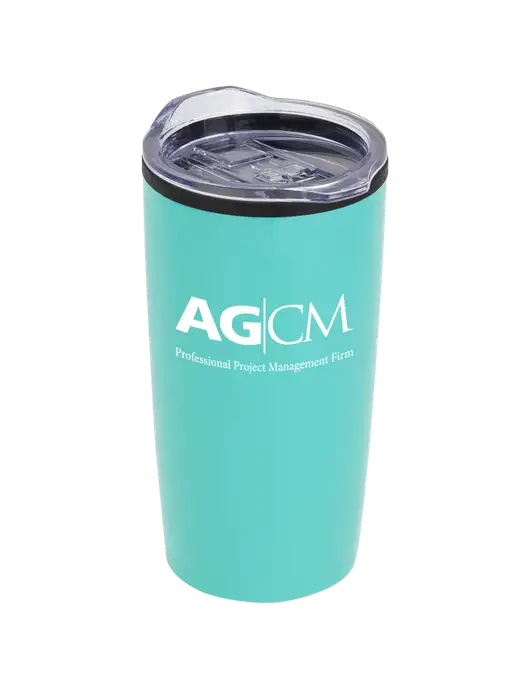 Olympus Teal 20 oz Tumbler w/AG|CM Logo