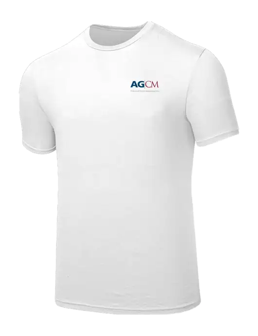 Seriously Soft White T-Shirt w/AG|CM Logo