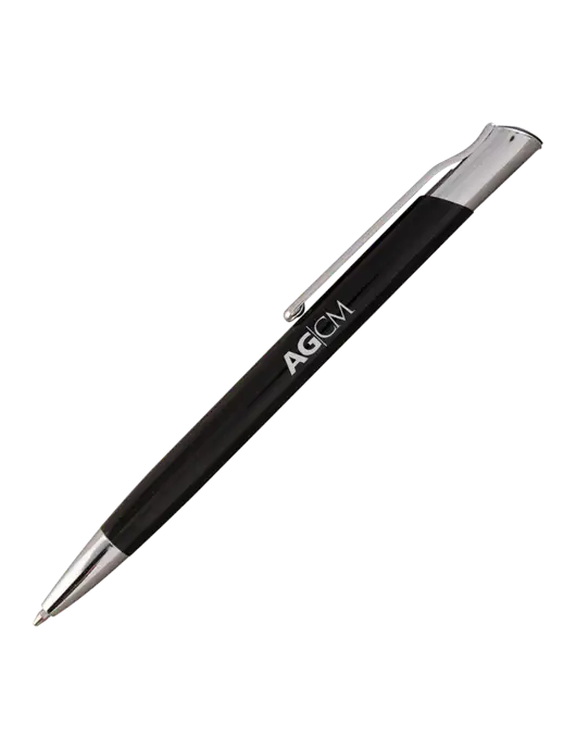 San Malo Black Pen - Black Ink w/AG|CM Logo