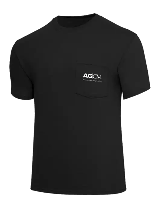 Core Blend Black Pocket T-Shirt w/AG|CM Logo