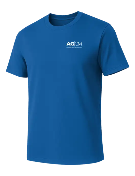 Allmade Royal Blue Organic Cotton Tee w/AG|CM Logo