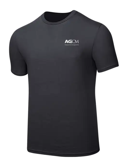Seriously Soft Charcoal T-Shirt w/AG|CM Logo