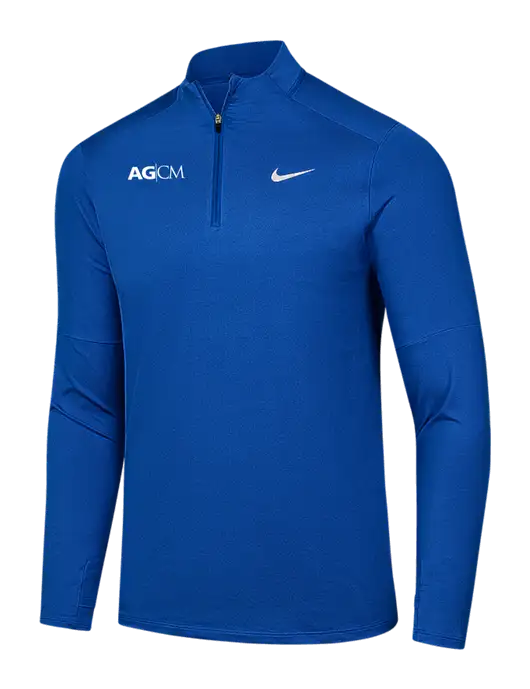Nike Royal Dri-FIT Element 1/2-Zip Pullover w/AG|CM Logo