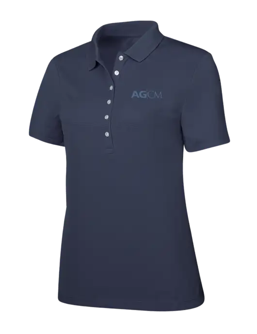 Callaway Womens Ottoman Navy Polo w/AG|CM Logo