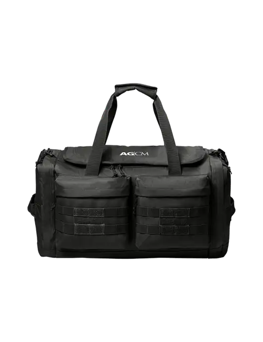 CornerStone Black Tactical Duffel w/AG|CM Logo