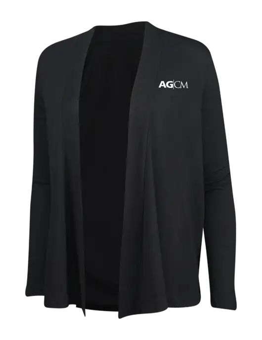 Black Womens Concept Cardigan w/AG|CM Logo