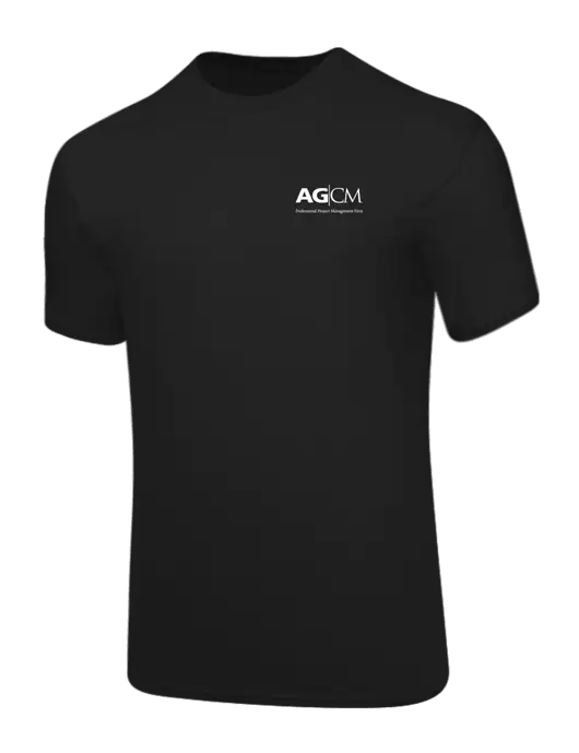 Core Blend Black T-Shirt w/AG|CM Logo