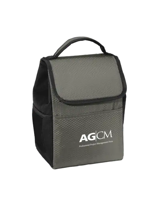 Lunch Bag Grey/Black Cooler w/AG|CM Logo