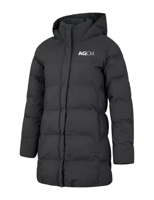 Mercer+Mettle Womens Dark Grey Puffy Parka  w/AG|CM Logo
