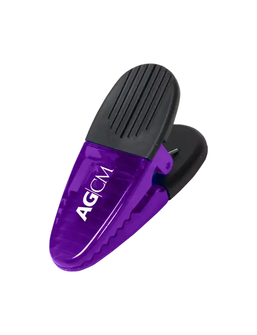 Magnetic Purple Power Clip w/AG|CM Logo