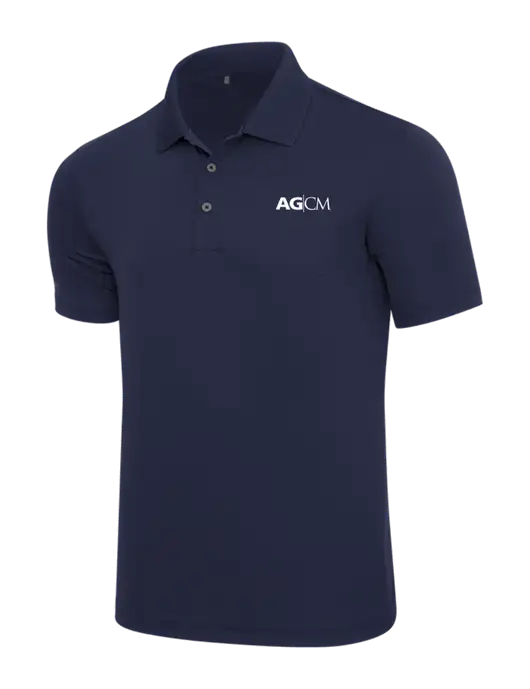 Adidas Navy Performance Polo w/AG|CM Logo