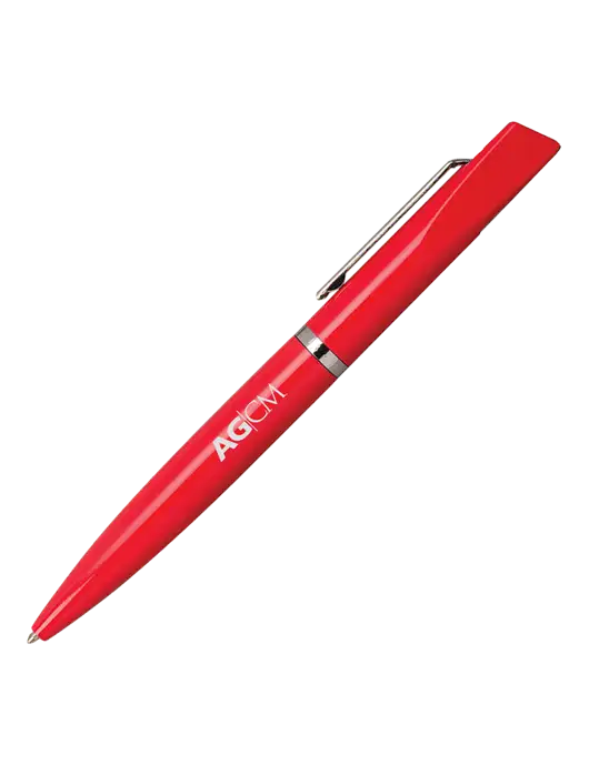 Santos Red Pen - Black Ink w/AG|CM Logo