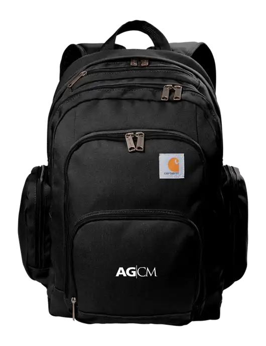 Carhartt Black Foundry Series Pro Backpack w/AG|CM Logo