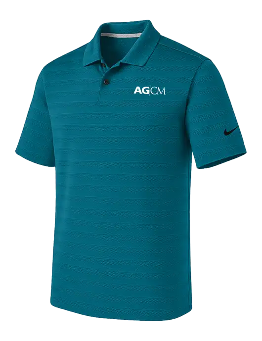 Nike Sapphire Blue Dri-FIT Vapor Jacquard Polo w/AG|CM Logo