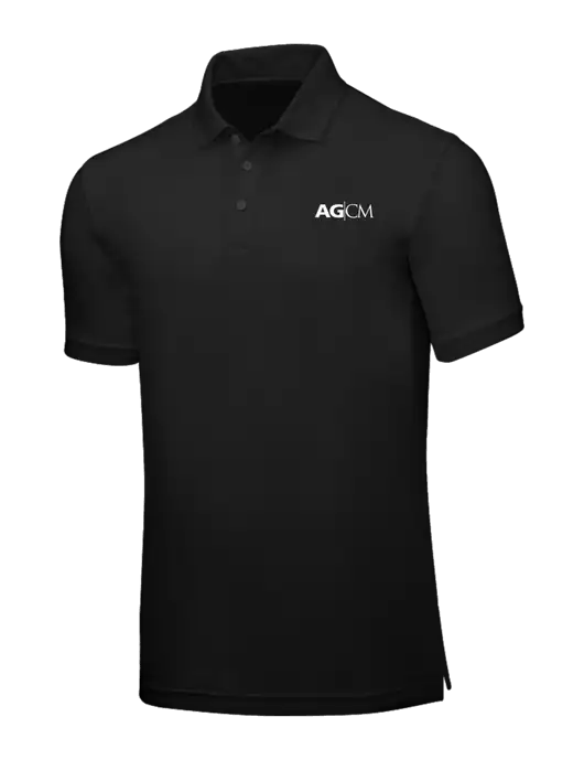 Black Core Classic Pique w/AG|CM Logo