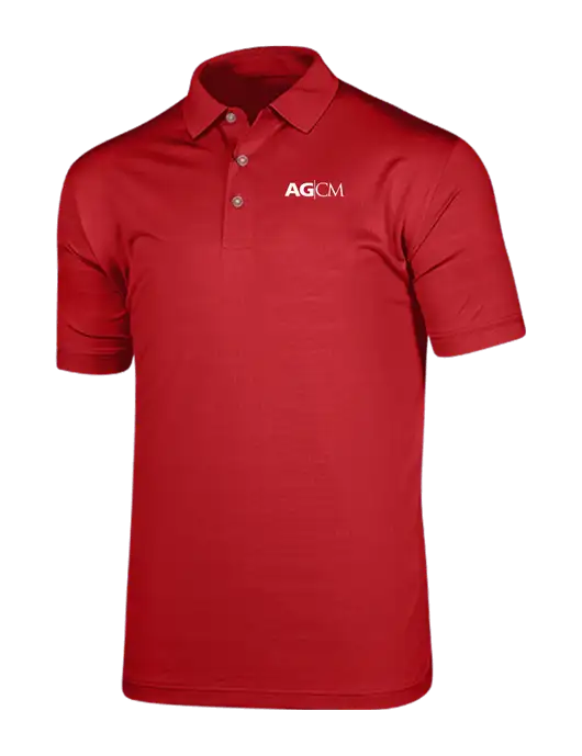 Callaway Vibrant Red Ventilated Polo w/AG|CM Logo