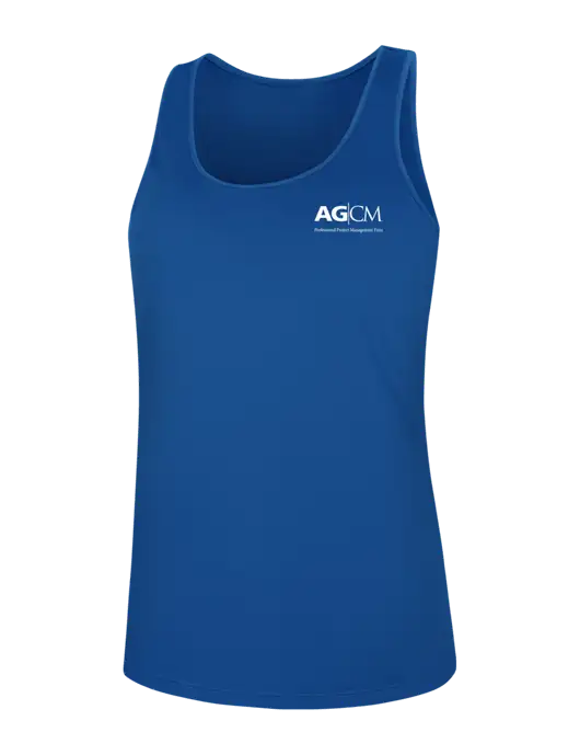 Womens Dark Royal PosiCharge Competitor Racerback Tank w/AG|CM Logo