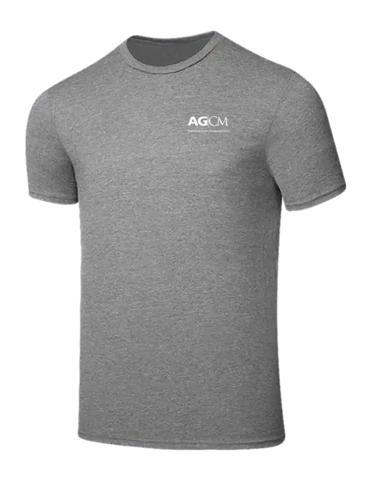 Seriously Soft Grey Frost T-Shirt w/AG|CM Logo