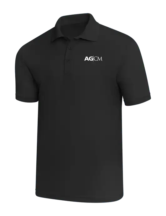 Black PosiCharge RacerMesh Polo w/AG|CM Logo