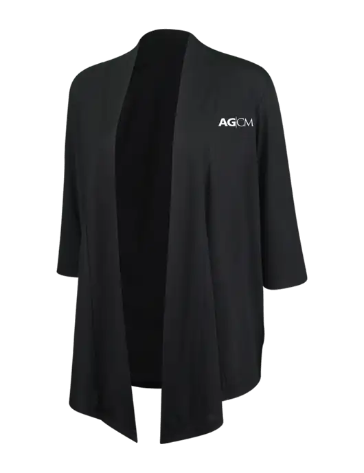 Black Womens Concept Shrug w/AG|CM Logo