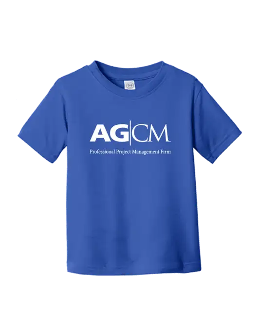Rabbit Skins Royal Toddler Fine Jersey Tee w/AG|CM Logo