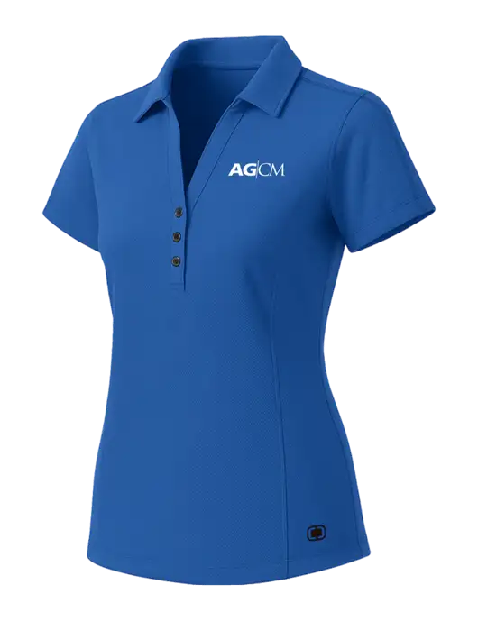 OGIO Womens Royal Blue ONYX Polo w/AG|CM Logo