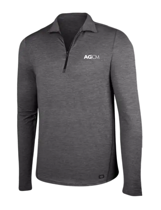 OGIO Gear Grey Heather Endurance Force 1/4 Zip w/AG|CM Logo