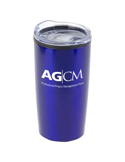 Olympus Blue 20 oz Tumbler w/AG|CM Logo