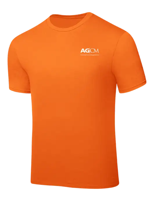 Orange PosiCharge Competitor Tee w/AG|CM Logo