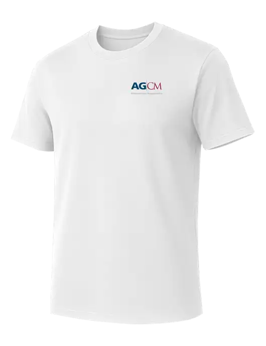 Allmade Bright White Organic Cotton Tee w/AG|CM Logo