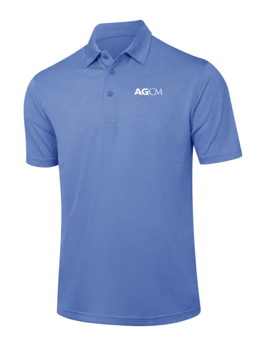 Royal Heather Contender Polo w/AG|CM Logo