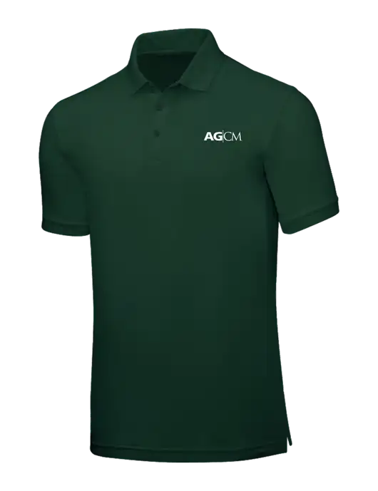 Dark Green Core Classic Pique w/AG|CM Logo