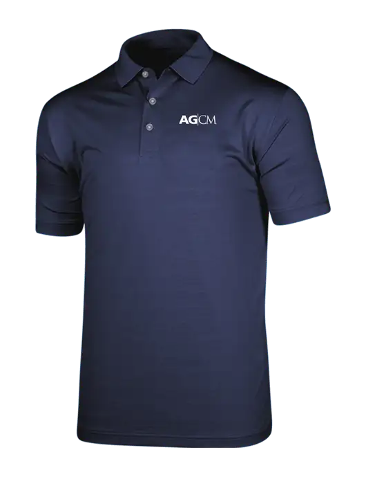 Callaway Vibrant Navy Ventilated Polo w/AG|CM Logo