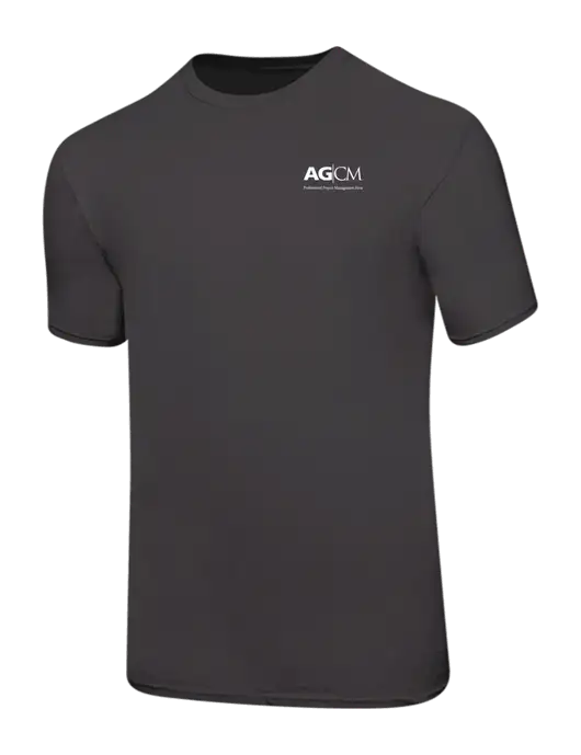 Ring Spun Charcoal 4.5 oz T-Shirt w/AG|CM Logo