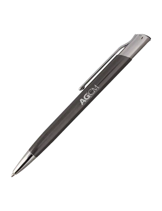 San Malo Gunmetal Pen - Black Ink w/AG|CM Logo