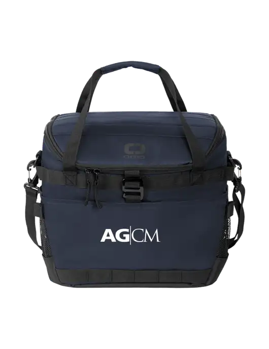OGIO Navy Sprint 24-Pack Cooler w/AG|CM Logo
