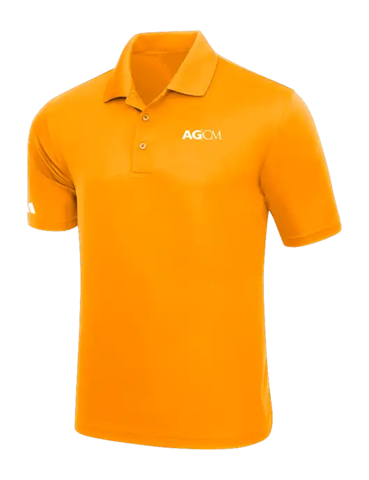 Adidas Bright Orange Basic Sport Polo w/AG|CM Logo