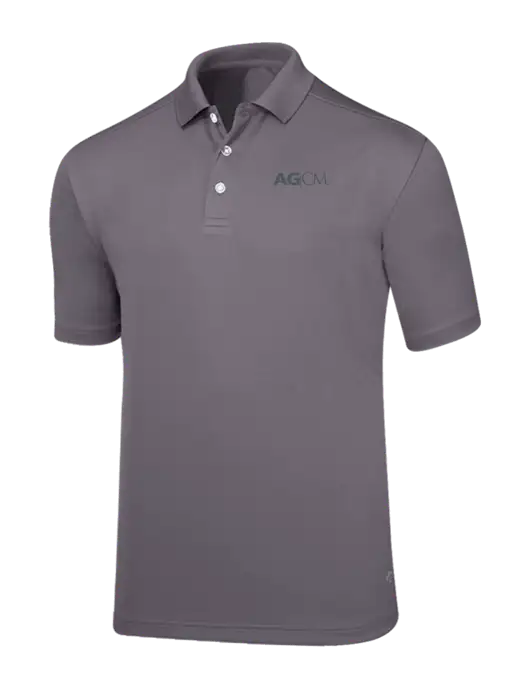 Callaway Core Medium Grey Performance Polo w/AG|CM Logo
