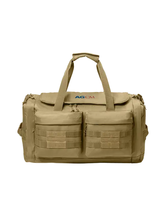 CornerStone Dark Tan Tactical Duffel w/AG|CM Logo