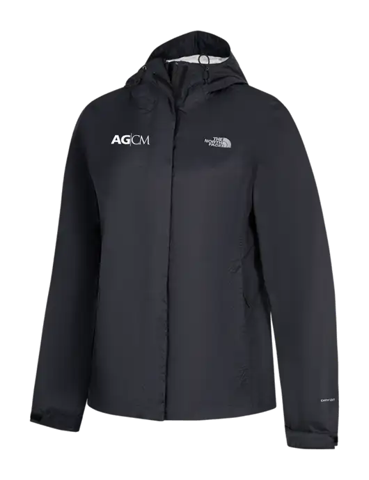 The North Face Womens Black DryVent Rain Jacket w/AG|CM Logo
