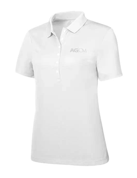 Callaway Womens Ottoman Bright White Polo w/AG|CM Logo