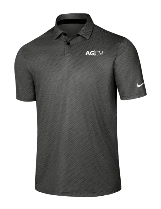 Nike Dark Grey Vapor Dash Polo w/AG|CM Logo
