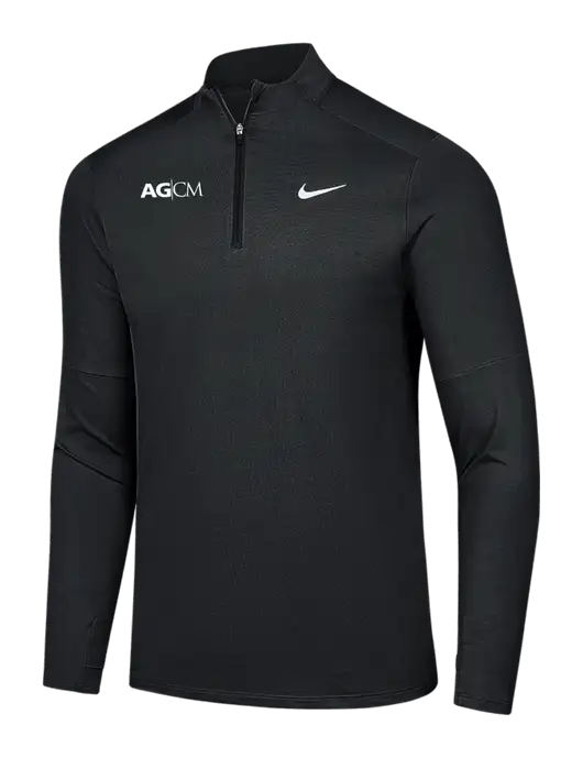Nike Black Dri-FIT Element 1/2-Zip Pullover w/AG|CM Logo
