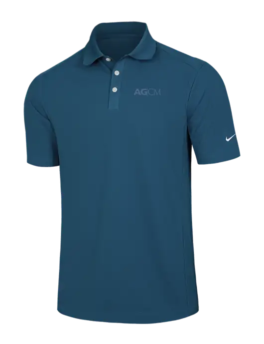 Nike Light Navy Dri-FIT Classic Polo w/AG|CM Logo