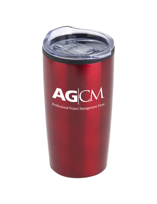 Olympus Red 20 oz Tumbler w/AG|CM Logo
