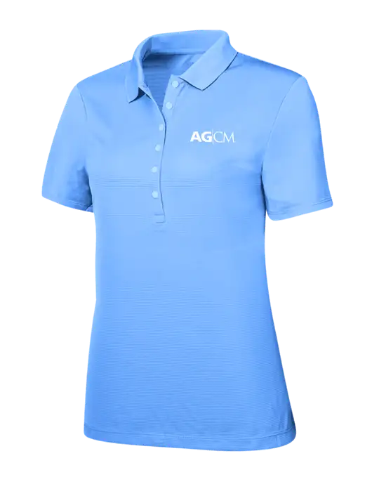 Callaway Womens Ottoman Light Blue Polo w/AG|CM Logo