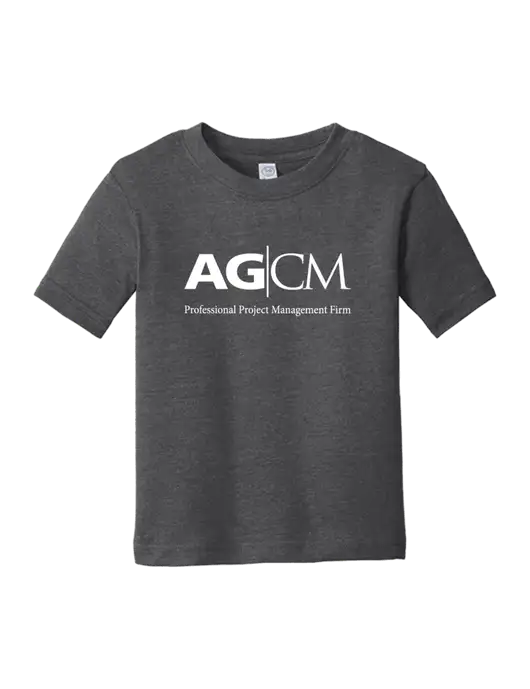 Rabbit Skins Vintage Smoke Toddler Fine Jersey Tee w/AG|CM Logo