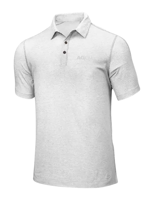 OGIO White ONYX Polo w/AG|CM Logo